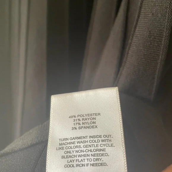 NWOT Express black ribbed skater knit dress - Picture 5 of 5